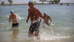 Ratusan WNA Ramaikan Batam International Triathlon 2023