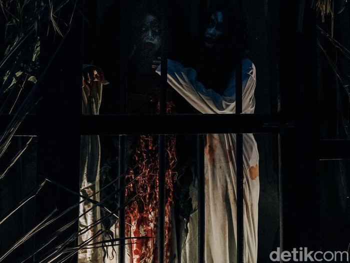Rumah hantu di Paladium Mal Medan. (Foto: Lita Amalia)