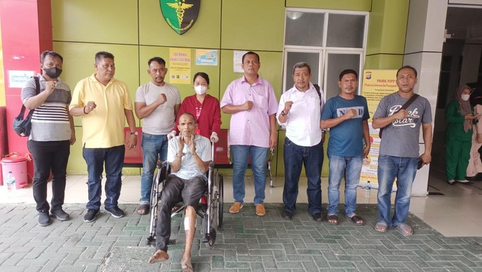 Salah satu pelaku ditembak polisi karena melawan petugas saat pengembangan. (Istimewa)