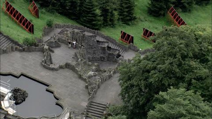 Benteng belgica Wilhelmshohe Palace & Park,  near Kassel. Hesse,   Germany