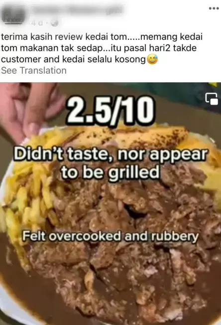 Influencer mengulas restoran secara jujur