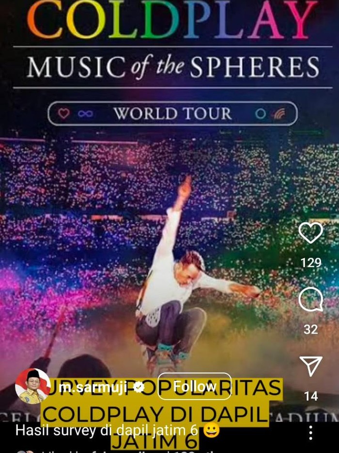 Konten Sarmuji Coldplay