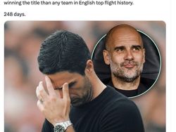 Meme Arsenal Terkapar, City Juara Liga Inggris