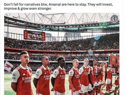 Meme Arsenal Terkapar, City Juara Liga Inggris