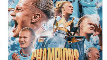 Haaland berpesan selalu berikan yang terbaik dan selalu yakin hingga berhasil. Foto: Twitter