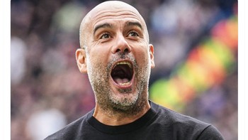 Dalam 15 musim karir kepelatihannya, Guardiola mempersembahkan 11 gelar juara Liga di berbagai negara. Foto: Twitter