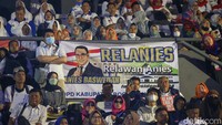 Sebagai informasi, relawan yang hadir tergabung dalam berbagai macam kelompok pendukung. 