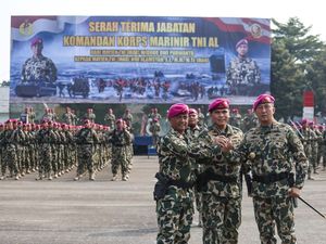 Momen KSAL Pimpin Sertijab Mayjen TNI Nur Alamsyah Jadi Dankormar