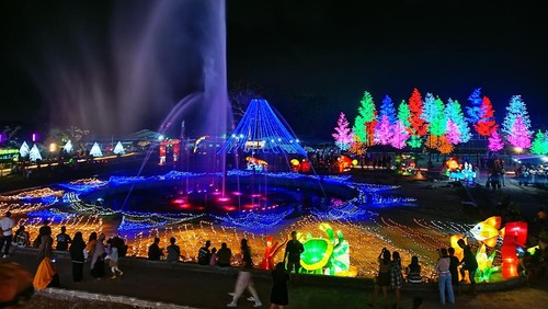 Nusa Dua Light Festival di Nusa Dua, Badung, Bali.