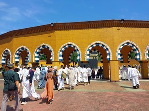 Tempat Wisata Religi Tangsel Mulai Dipadati Calhaj, Latihan Manasik