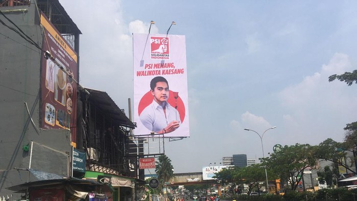 PSI Depok pasang baliho Wali Kota Kaesang di Margonda
