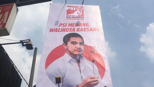 PSI Depok pasang baliho Wali Kota Kaesang di Margonda