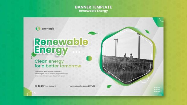Contoh banner energi terbarukan