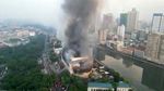 Gedung Kantor Pos Pusat Manila Terbakar