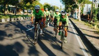 Rute Group Ride ke-8 GFNY Bali-IFG Life 2023 dimulai dari Lombok Vaganza Hotel and Convention-Epicentrum-Dasan Geres Bundaran Bupati Lombok Barat-PLTU Jeranjang-Gunung Pengsong Parampuan hingga kembali finish di Lombok Vaganza Hotel and Convention.