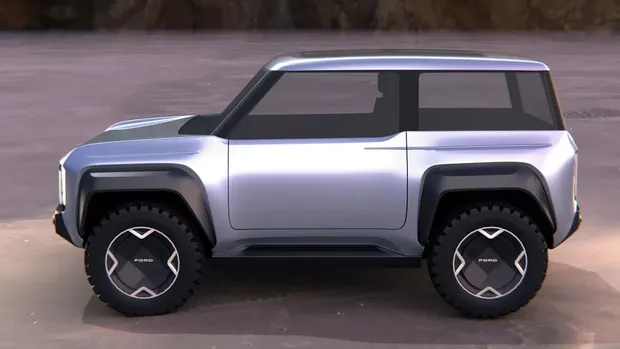 Ilustrasi Ford Mini Bronco oleh Naoto Kobayashi