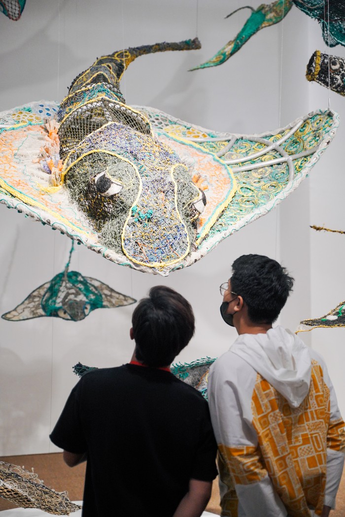 Keren! Karya Seni Ini Terbuat dari Limbah Pukat Ikan Keren! Karya Seni Ini Terbuat dari Limbah Pukat Ikan