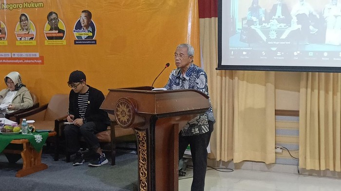 Ketua PP Muhammadiyah Bidang Hukum, Busyro Muqoddas (Adrial-detikcom)