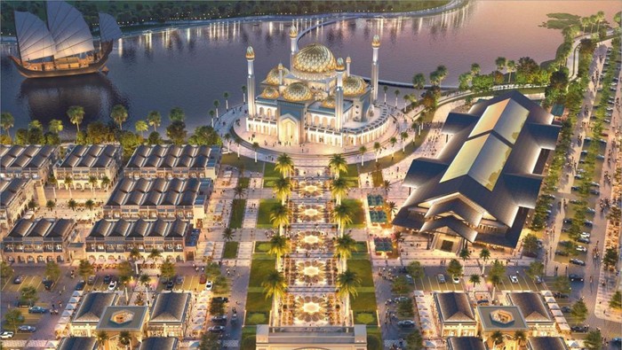Maket Masjid Agung di PIK