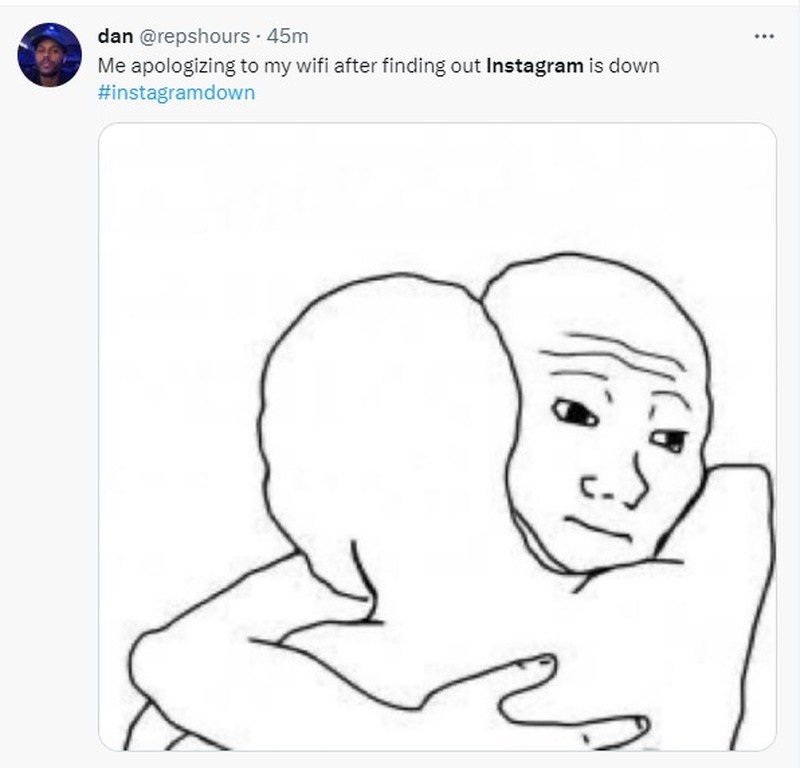 Meme Instagram Down