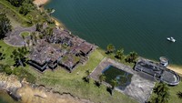 Namun pada tahun 1993, rumah mewah ini dibakar oleh geng narkoba lawan, PEPES (Orang yang Dianiaya oleh Pablo Escobar). Mereka berusaha menghapus semua jejak warisan Escobar. (Juancho Torres/Anadolu Agency/Getty Images)