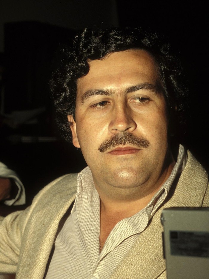 COLOMBIA - FEBRUARY 01:  Pablo Escobar, the godfather of the Medellin Cartel in Colombia in February , 1988.  (Photo by Eric VANDEVILLE/Gamma-Rapho via Getty Images)