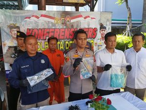 Polsek Kuta Ringkus Jambret Karangasem Spesialis Turis Asing
