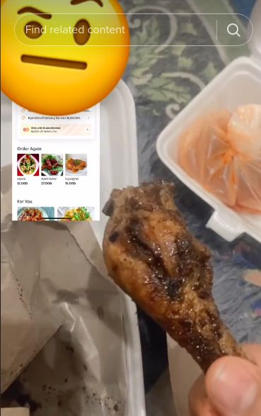 Pesan ayam bakar zonk