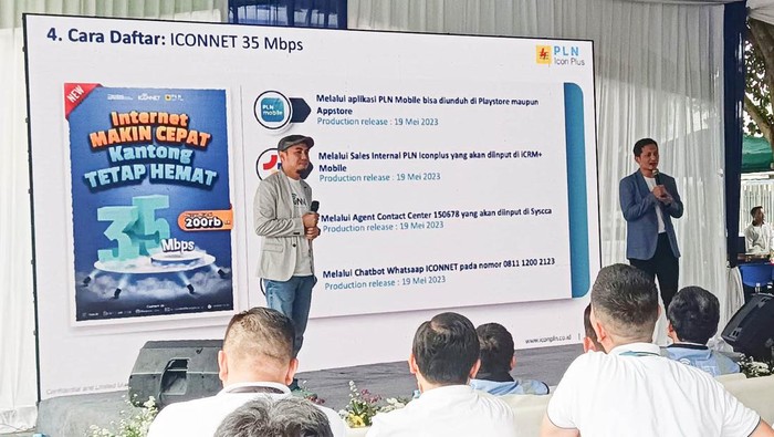 PLN Icon Plus Terus Berinovasi PLN Icon Plus hadirkan ragam inovasi untuk meningkatkan layanan. PLN Icon Plus luncurkan aplikasi MyIcon+, virtual command center, dan implementasi standarisasi layanan.