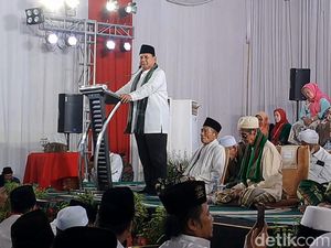 Hadiri Istigasah di Jombang, Prabowo: Saya Tak Akan Lupa Dukungan Kaum NU