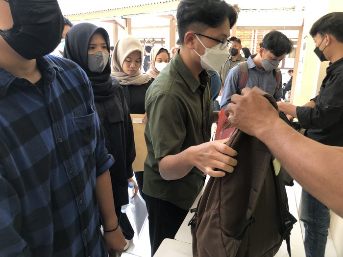 UTBK Gelombang II di UPN Veteran Yogyakarta diharuskan meninggalkan tasnya