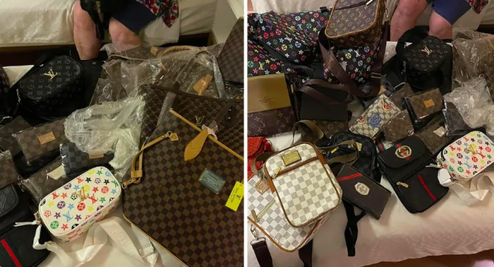 Turis beli tas Gucci palsu di Bali