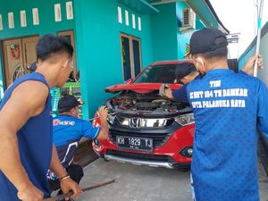 Detik-detik Ular King Kobra Kalimantan Nyaris Patuk Warga Sedang Ngopi
