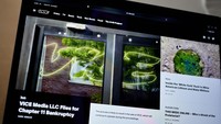 Vice telah menerima komitmen dan persetujuan dari pemberi pinjaman untuk menggunakan lebih dari US$ 20 juta dalam bentuk tunai yang disebut lebih dari cukup untuk mendanai bisnis melalui proses penjualan. Gabby Jones/Bloomberg/Getty Images  