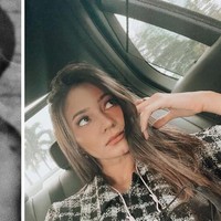 Ini adalah potret Enzy Storia kecil dengan ayah bulenya yang berasa dari Polandia. Paras bule dari sang ayah tampak menurun ke Enzy. Foto: Instagram