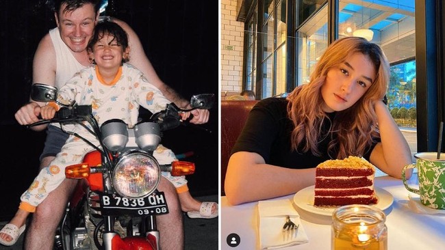 Selanjutnya ada potret Natasha Ryder bersama ayah bulenya. Adik dari Kimberly Ryder itu memang tampak jelas memiliki paras blasteran. Sang ayah, Nigel Ryder merupakan pria asal Inggris. Foto: Instagram