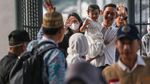 Calon Jamaah Haji Tiba di Asrama Pondok Gede Jakarta