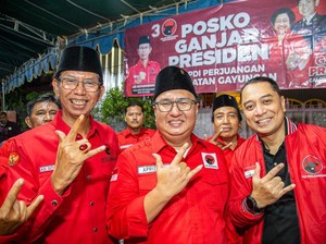 Pesan Eri Cahyadi di Launching Posko Pemenangan Ganjar Presiden Gayungan
