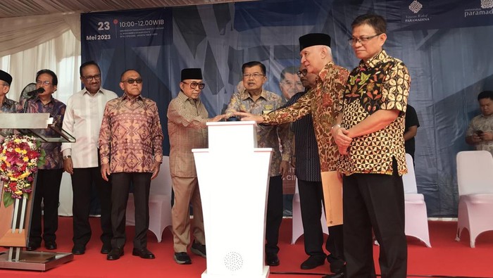 JK hingga Ical hadiri peletakan batu pertama Universitas Paramadina Cipayung