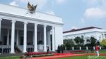 Momen Jokowi Sambut Kedatangan Presiden Iran di Istana Bogor