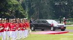Momen Jokowi Sambut Kedatangan Presiden Iran di Istana Bogor