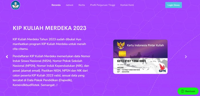 KIP Kuliah 2023 diperuntukkan bagi mahasiswa baru yang mengalami kesulitan ekonomi dalam menempuh pendidikan tinggi. Simak info pendaftaran KIP Kuliah 2023!