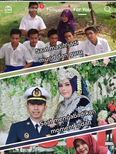 Kisah cinta beda usia, guru menikah dengan muridnya viral di media sosial beda usia 10 tahun.