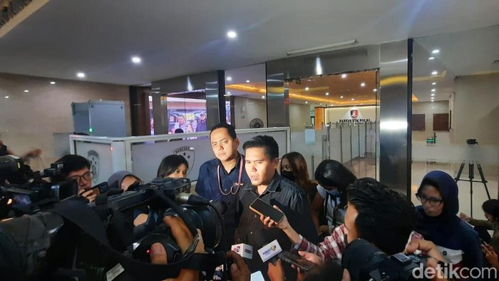 Kuasa hukum korban Muhammad Zainul Arifin di Bareskrim Polri.