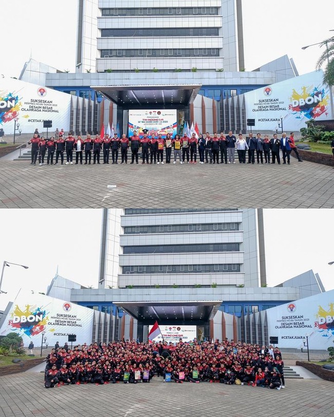 Meski masih baru di dunia olahraga, Menpora Dito percaya bahwa Mikha bisa mengemban tugasnya dengan baik sebagai staf ahli. Mikha pun dianggap dapat memberi eksposur terhadap cabang olahraga dan prestasi para atlet Tanah Air. Foto: Instagram Mikha Tambayong