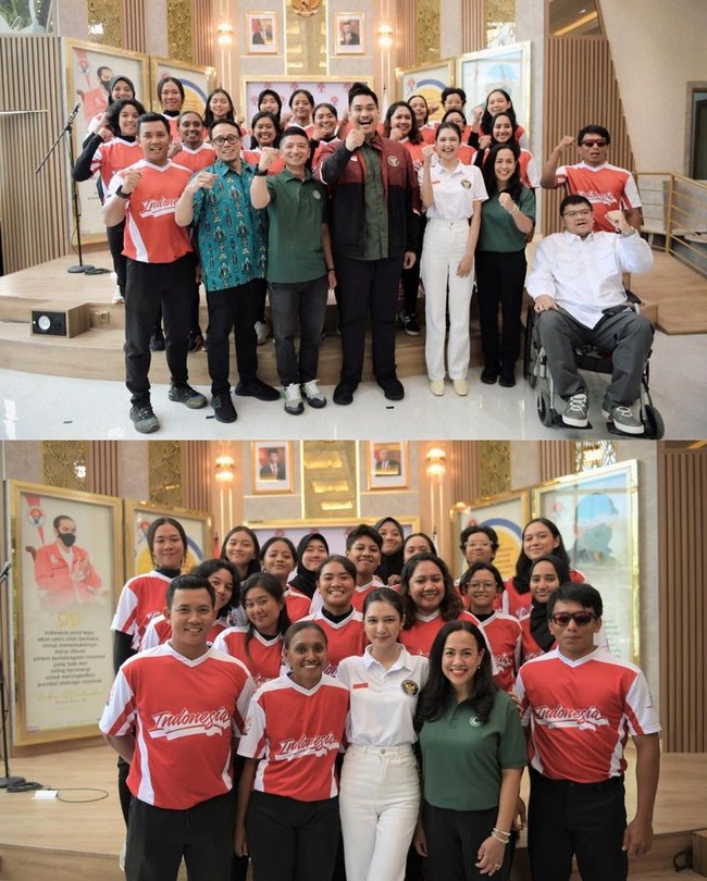 Ia pertama kali diperkenalkan dalam acara pelepasan Timnas Baseball Putri ketika akan mengikuti kejuaraan BFA Womens Baseball Asian Cup beberapa waktu lalu. Dalam foto yang diunggahnya, Mikha terlihat berpose para atlet yang akan bertanding di Hong Kong tersebut. Foto: Instagram Mikha Tambayong