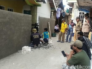 Tembok Pangkal Perselisihan Sepupu di Tuban Akhirnya Dibongkar
