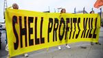 Pertemuan Pemegang Saham Shell Diwarnai Aksi Demo