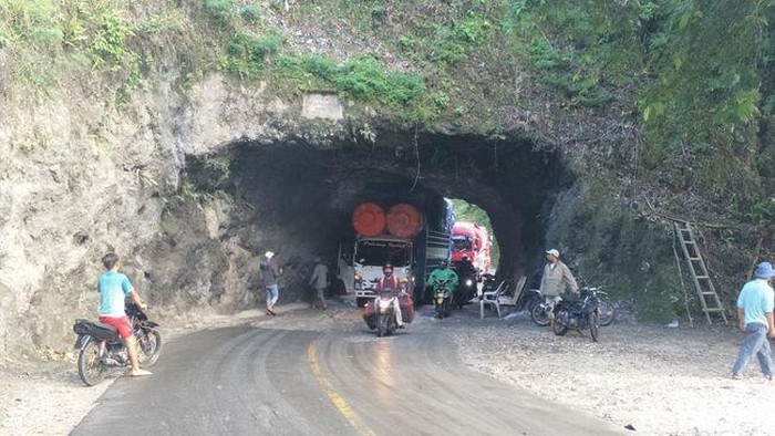 Ruas jalan Sumpang Labbu di Kabupaten Bone, Sulawesi Selatan (Sulsel).
