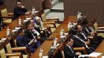Suasana Paripurna DPR, Hanya 57 Anggota Hadir Secara Fisik